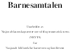 Barnesamtalen. 