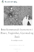 Interkommunalt barnevern i Risør, Vegårshei, Gjerstad og Åmli. En mulighetsstudie.