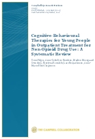 Cognitive-Behavioural Therapies for Young People in Outpatient Treatment for Non-opioid Drug Use. A Systematic Review.