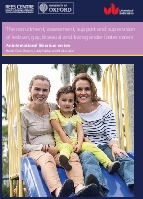 The recruitment, assessment, support and supervision of lesbian, gay, bisexual and transgender foster carers. An international literature review.