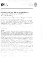 Behavioural effects of fetal antidepressant exposure in a Norwegian cohort of discordant siblings. 