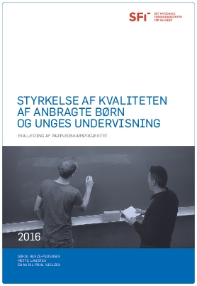 Styrkelse af kvaliteten af anbragte børn og unges undervisning. Evaluering af partnerskabsprojektet.