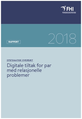 Digitale tiltak for par med relasjonelle problemer: en systematisk oversikt.