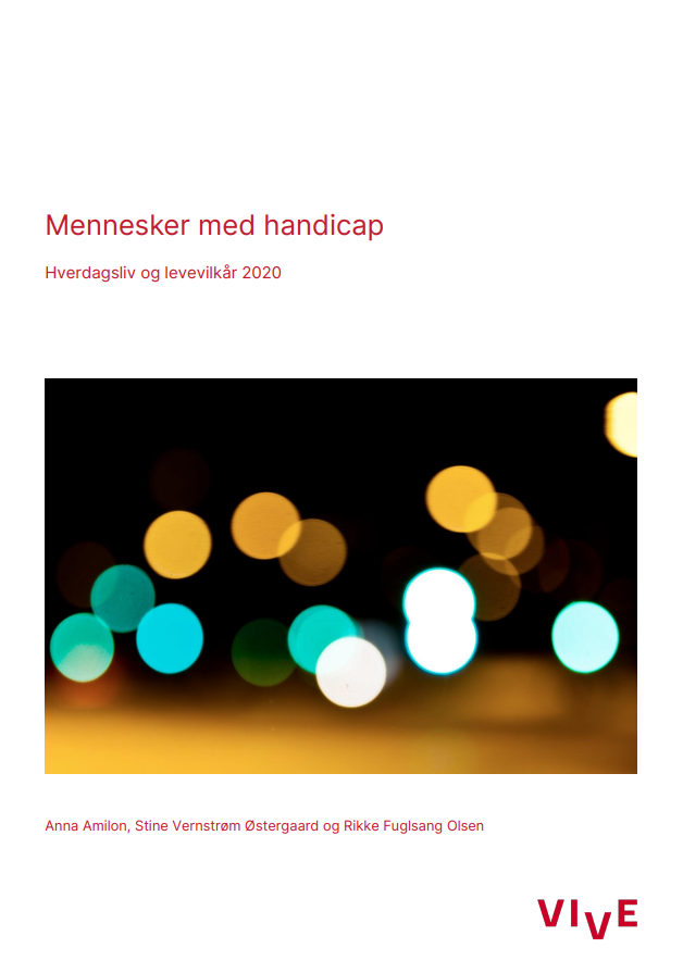 Mennesker med handicap - Hverdagsliv og levevilkår 2020.