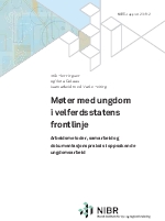 Møter med ungdom i velferdsstatens frontlinje. Arbeidsmetoder, samarbeid og dokumentasjonspraksis i oppsøkende ungdomsarbeid.