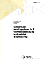 Evaluering av handlingsplanen for å fremme likestilling og hindre etnisk diskriminering. 