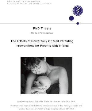 The Effects of Universally Offered Parenting Interventions for Parents with Infants. PhD Thesis.