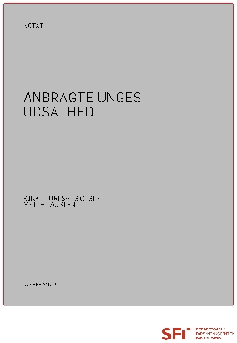 Anbragte unges udsathed. 