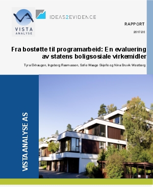 Fra bostøtte til programarbeid. En evaluering av statens boligsosiale virkemidler.