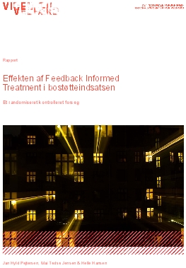 Effekten af Feedback Informed Treatment i bostøtteindsatsen. Et randomiseret kontrolleret forsøg.