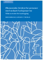 Økonomiske levekår for personer med nedsatt funksjonsevne. Ulike metoder for kartlegging.