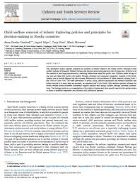 Child welfare removal of infants. Exploring policies and principles for decision-making in Nordic countries.