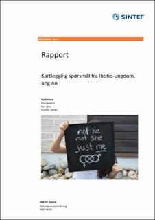 Kartlegging spørsmål fra lhbtiq-ungdom, ung.no. 