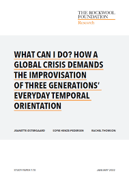 What can I do? How a global crisis demands the improvisation of three generations everyday temporal orientation. 