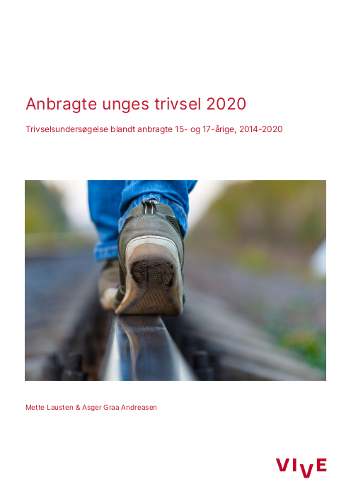 Anbragte unges trivsel 2020. Trivselsundersøgelse blandt anbragte 15- og 17-årige, 2014-2020.